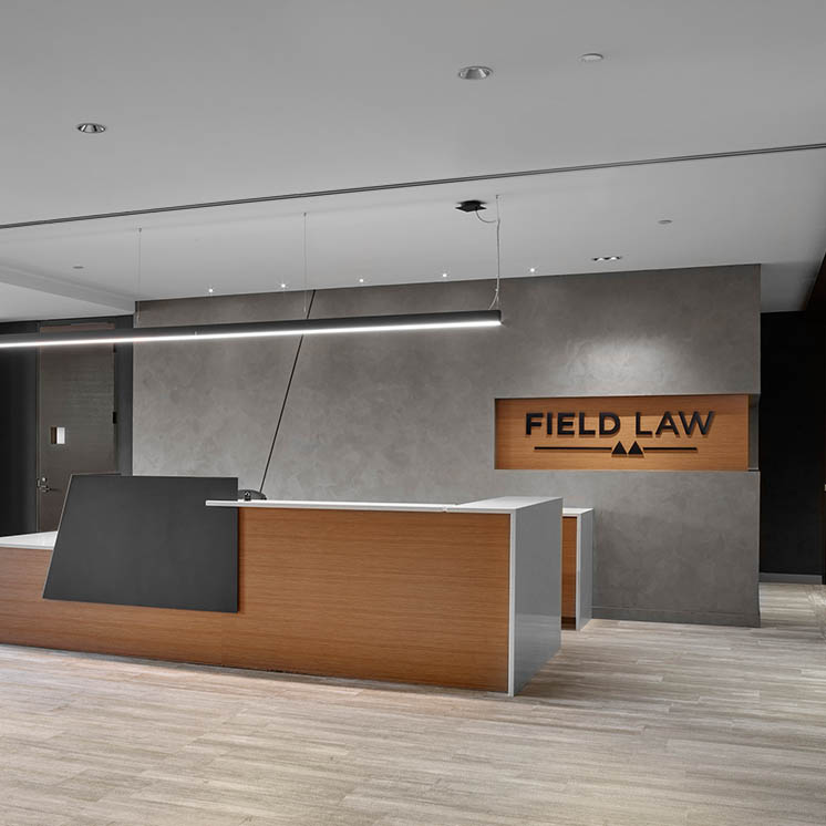Field Law main reception area