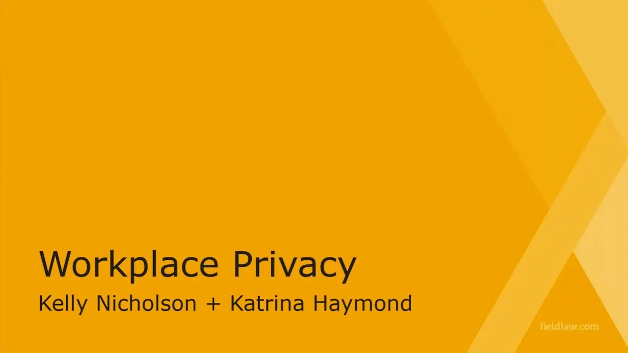 2021 A Year in Review Webinar Series | Privacy